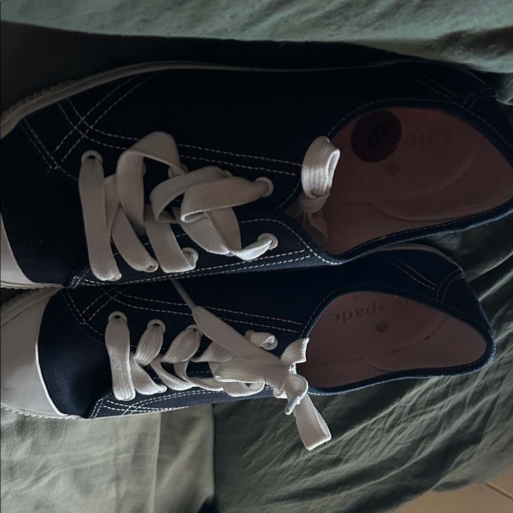 Kate Spade Black and White Casual Sneakers